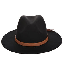 Load image into Gallery viewer, Women Wide Brim Wool Felt Jazz Fedora Hats